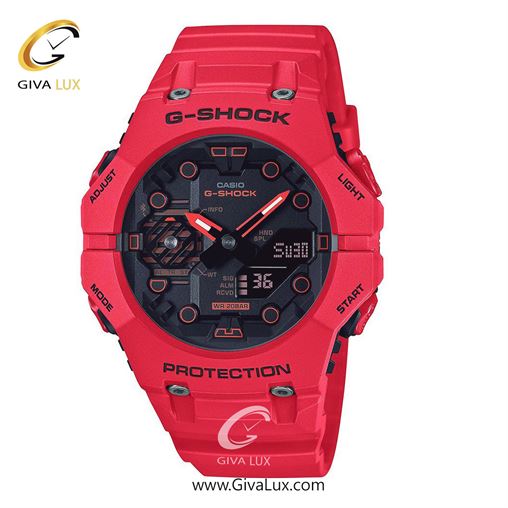 ساعت مچی اورجینال مردانه کاسیو Casio دو زمانه قرمز | قرمز| مشکی| کد رفرنس جی شاک G-Shock GA-B001-4A GA-B001-4A.jpg