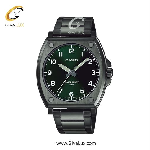 ساعت مچی اورجینال مردانه کاسیو Casio مشکی | مشکی| سبز| کد رفرنس MTP-E730B-3AV MTP-E730B-3AV.jpg