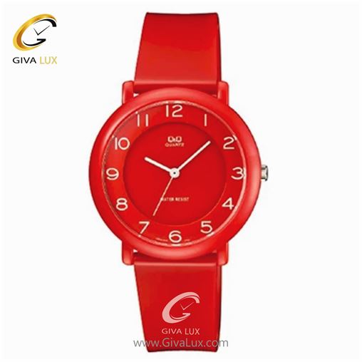 ساعت مچی اسپرت بند پی یو عقربه ای صورتی کیو اند کیو VQ94J021Y VQ94J024Y.jpg