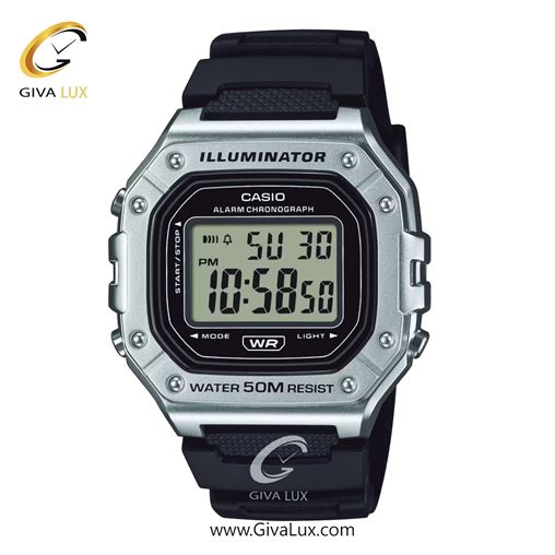 ساعت مچی اورجینال مردانه کاسیو Casio صورتی | مشکی| مشکی| کد رفرنس W-218HM-5BVDF W-218HM-7AVDF.jpg