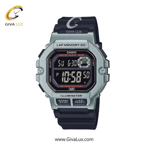 ساعت مچی اورجینال مردانه کاسیو Casio طوسی | مشکی| مشکی| کد رفرنس WS-1400H-1BV WS-1400H-1BVDF.jpg